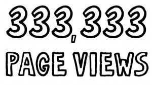 333,333 page views